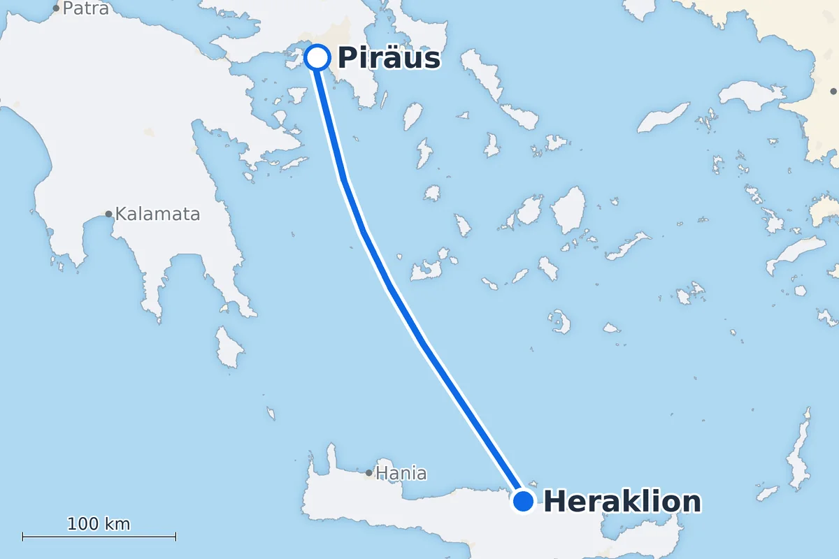 Piräus - Heraklion