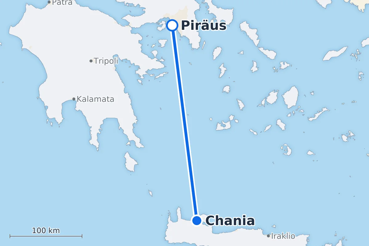 Piräus - Chania