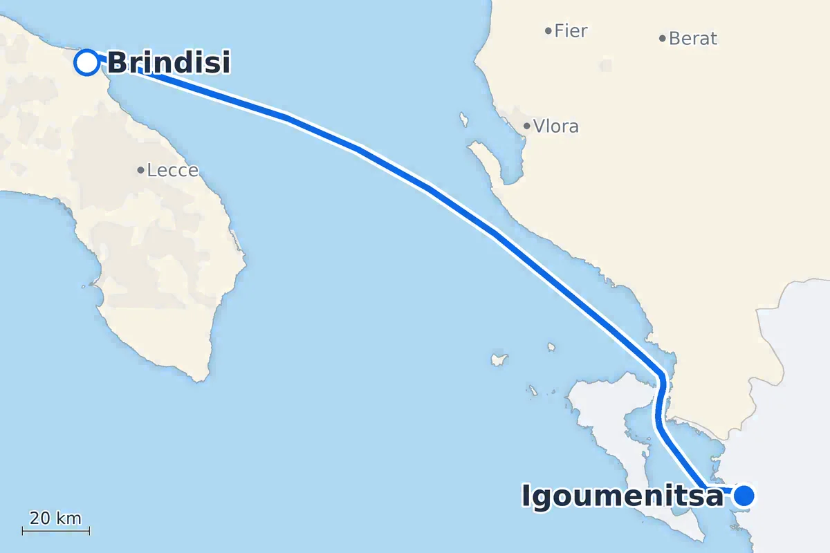 Brindisi - Igoumenitsa