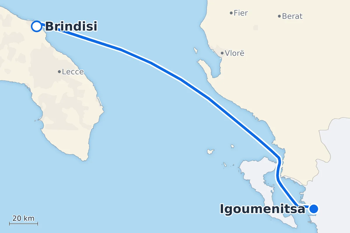 Brindisi - Igoumenitsa